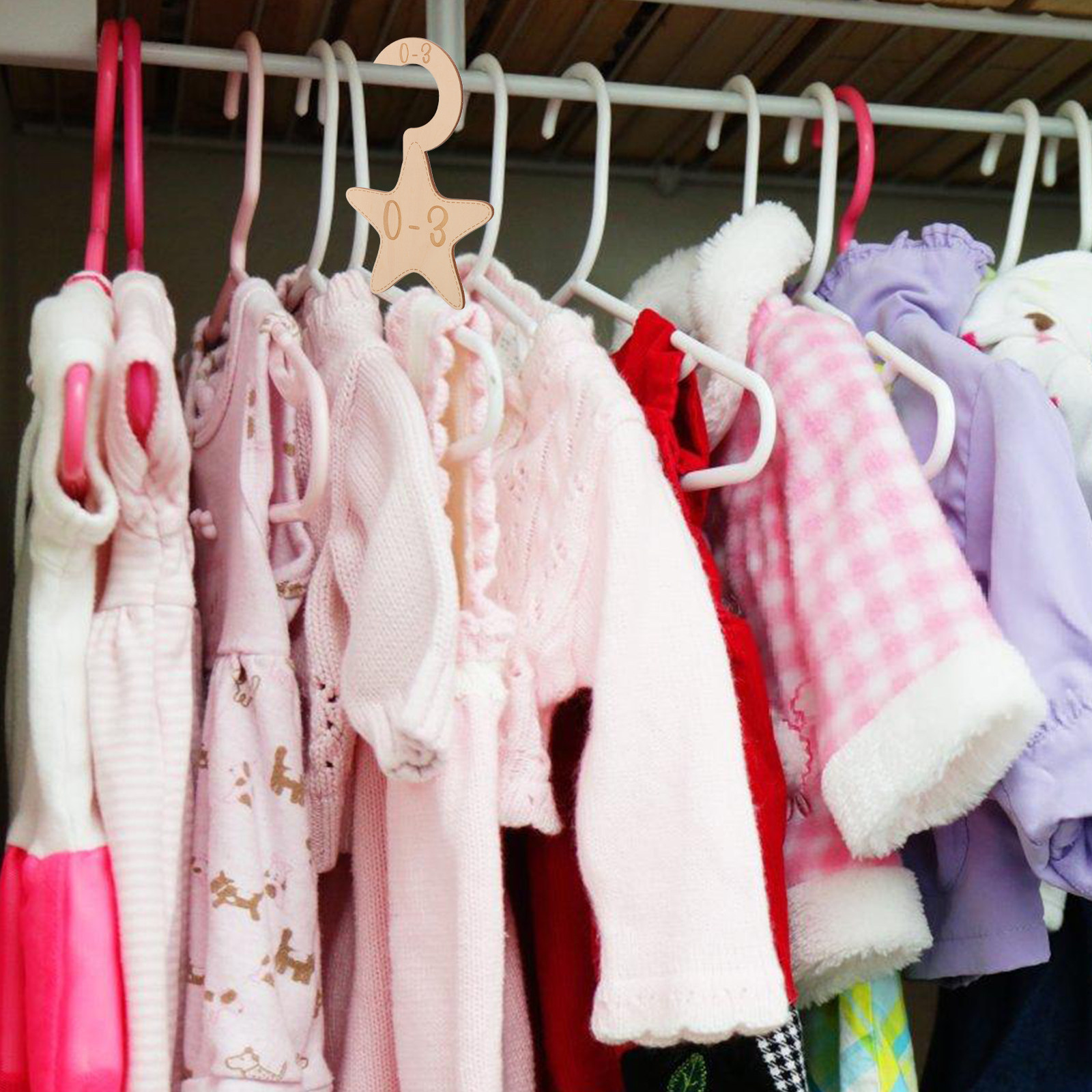 Baby Nursery Closet - 7 Parçalı Ahşap Bebek Odası Dolap