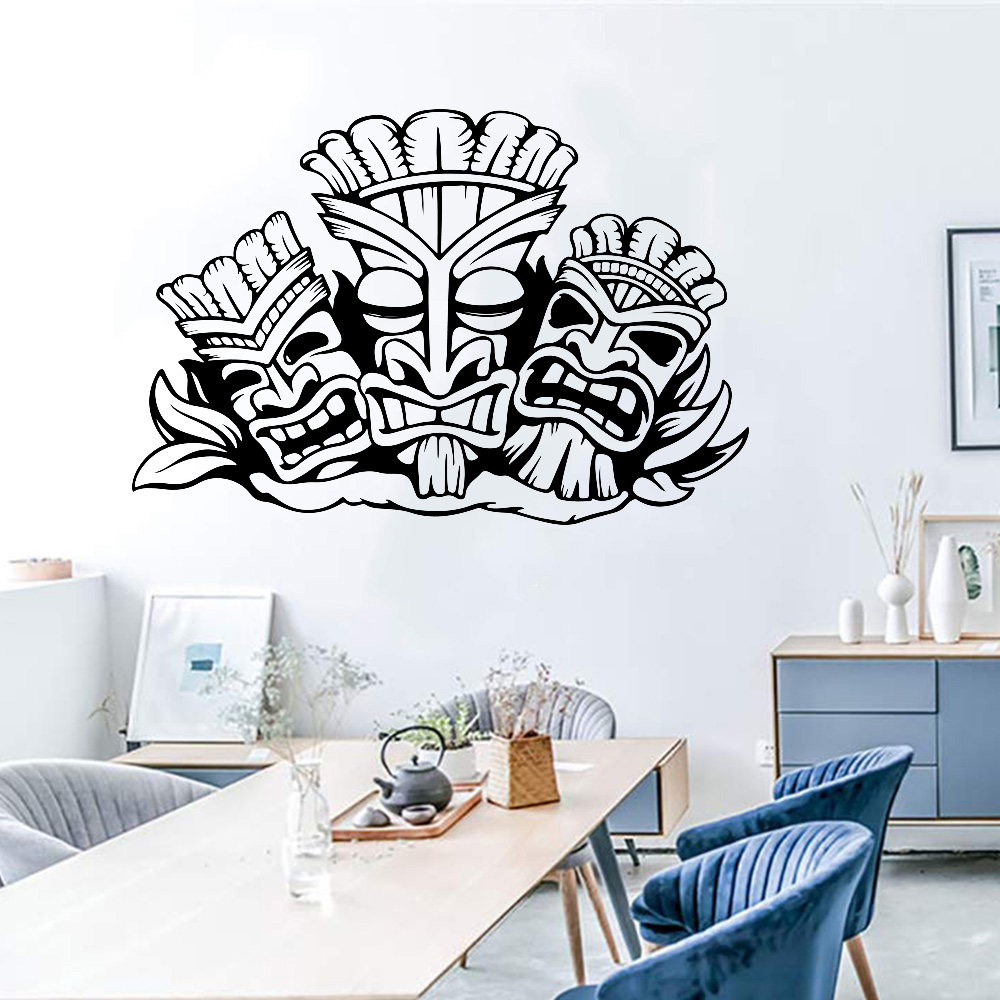 Baby Nursery Wall Mural - Hawaii Totem duvar Sticker Aloha Hawaii