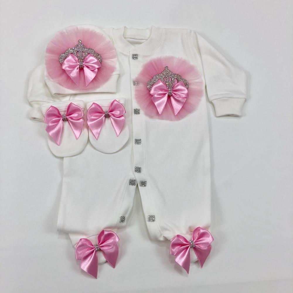 Baby Nursery Outfits - 3 adet Yenidoğan Bebek Gelen Ev