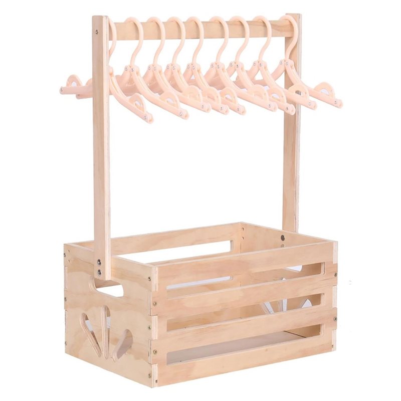 Baby Nursery Closet - ABFU-Ahşap Saplı Bebek Duşu Hediye Sepeti,