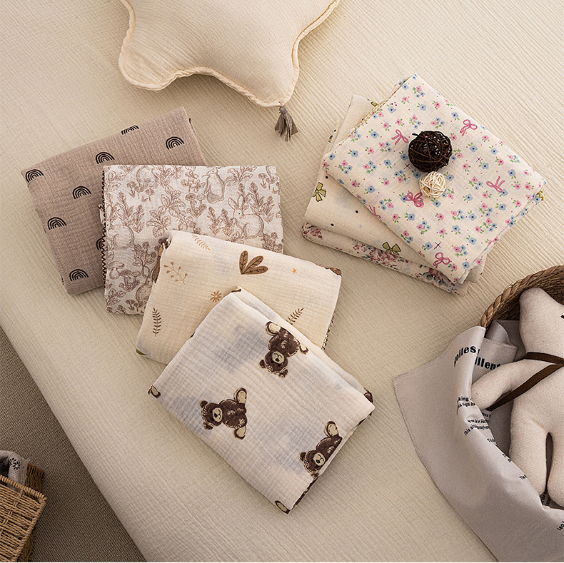 Baby Nursery Quilts - Bebek Yaz Kundak Battaniyesi Yenidoğan Çiçekli