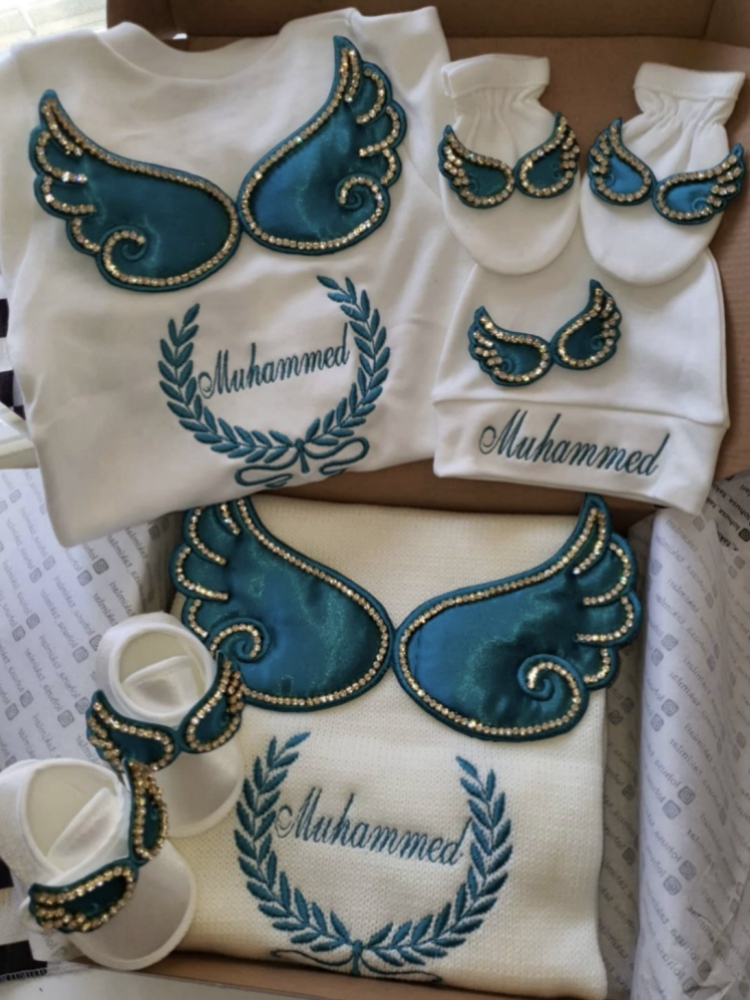 Baby Nursery Embroidery - Dollbling Hastane Çıkışı 5 adet Nakış