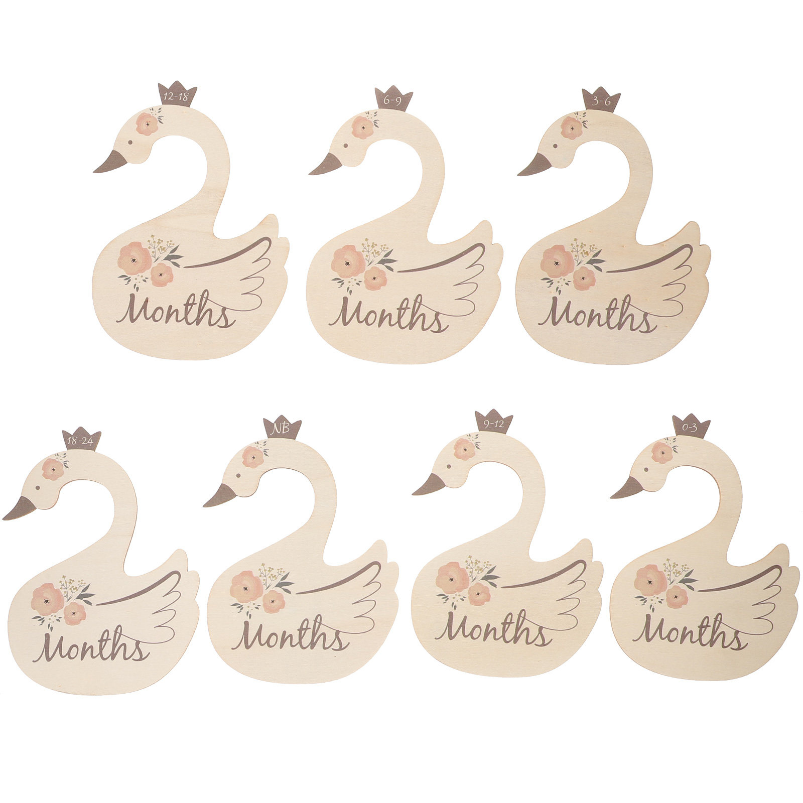 7 adet kuğu bebek giysileri bo - Baby Nursery Closet incelemesi ve fiyatı
