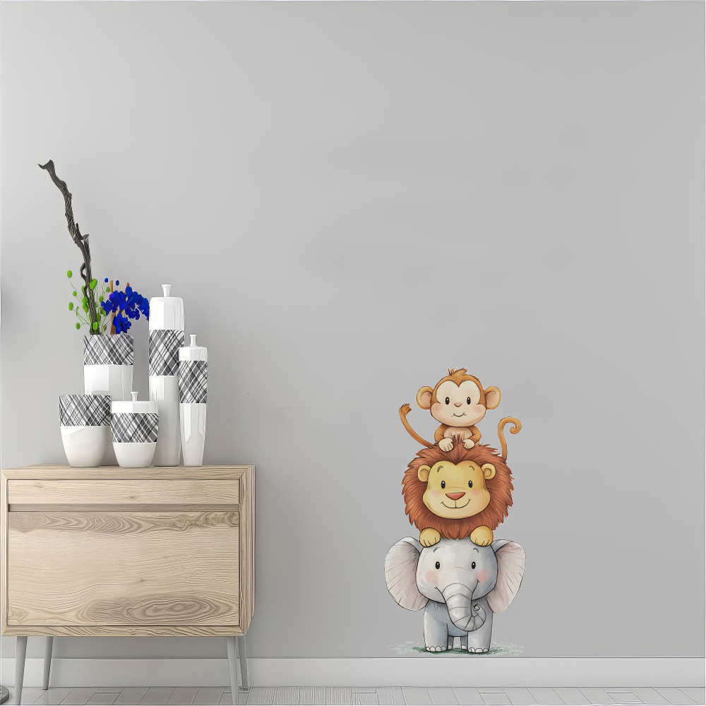 Sevimli Orman Hayvanları Duvar - Baby Nursery Vinyl Wall Stickers incelemesi ve fiyatı