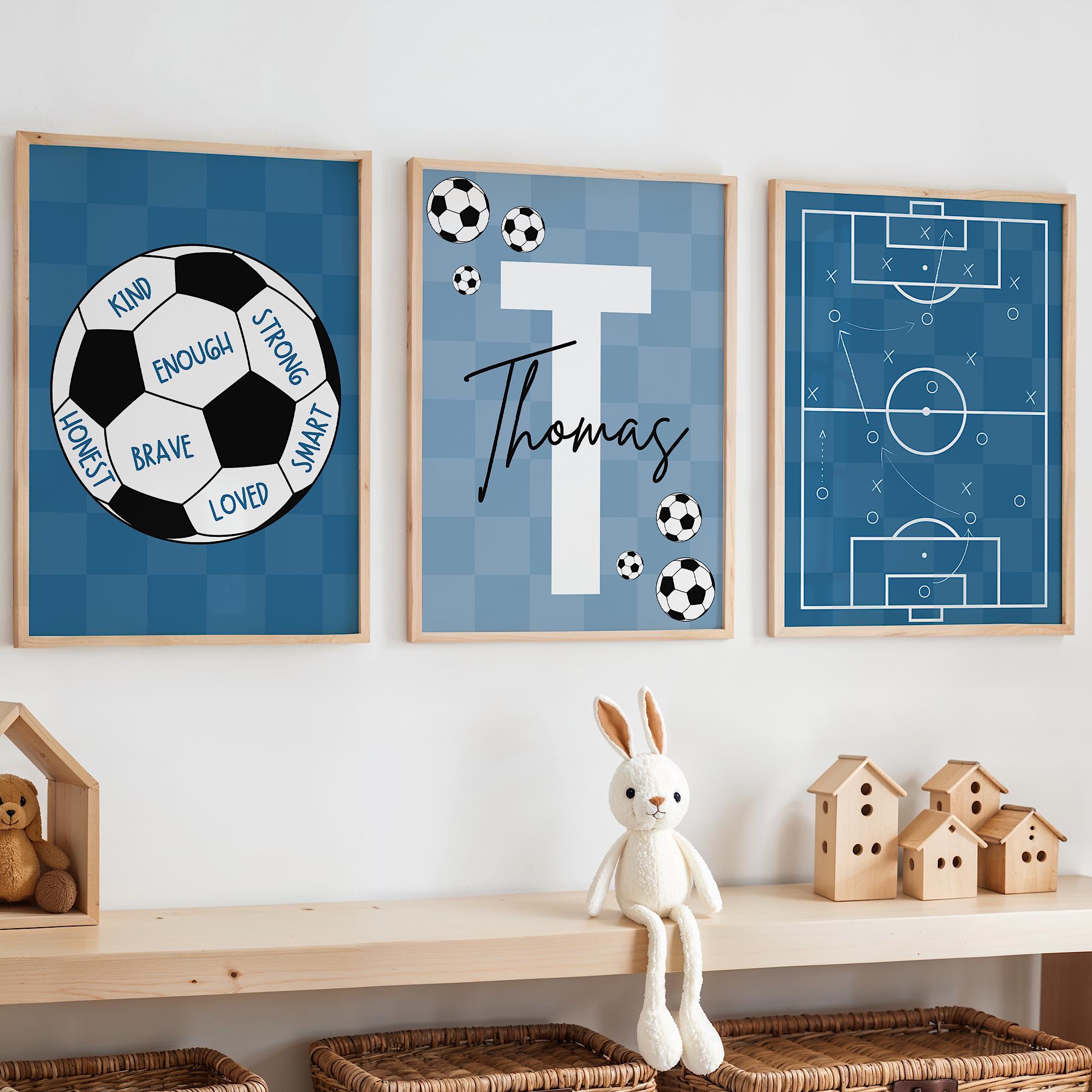 Özel Futbol Duvar Sanatı Seti  - Baby Nursery Wall Art incelemesi ve fiyatı