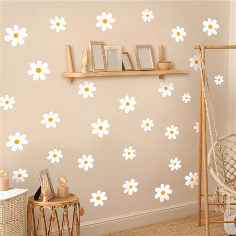 Çiçek Papatya Çiçek Duvar Çıka - Baby Nursery Vinyl Wall Stickers incelemesi ve fiyatı