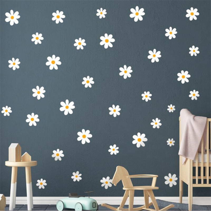 Çiçek Papatya Çiçek Duvar Çıka - Baby Nursery Vinyl Wall Stickers incelemesi ve fiyatı