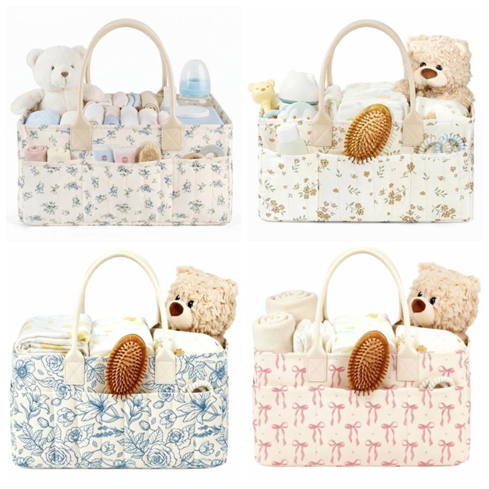 Çiçek Desenli Bebek Bezi Düzen - Baby Nursery Essentials incelemesi ve fiyatı