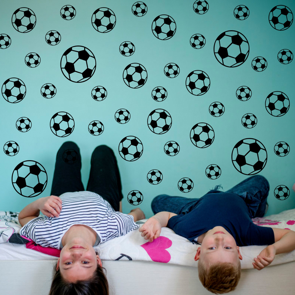 43 adet futbol duvar çıkartmal - Baby Nursery Wall Mural incelemesi ve fiyatı