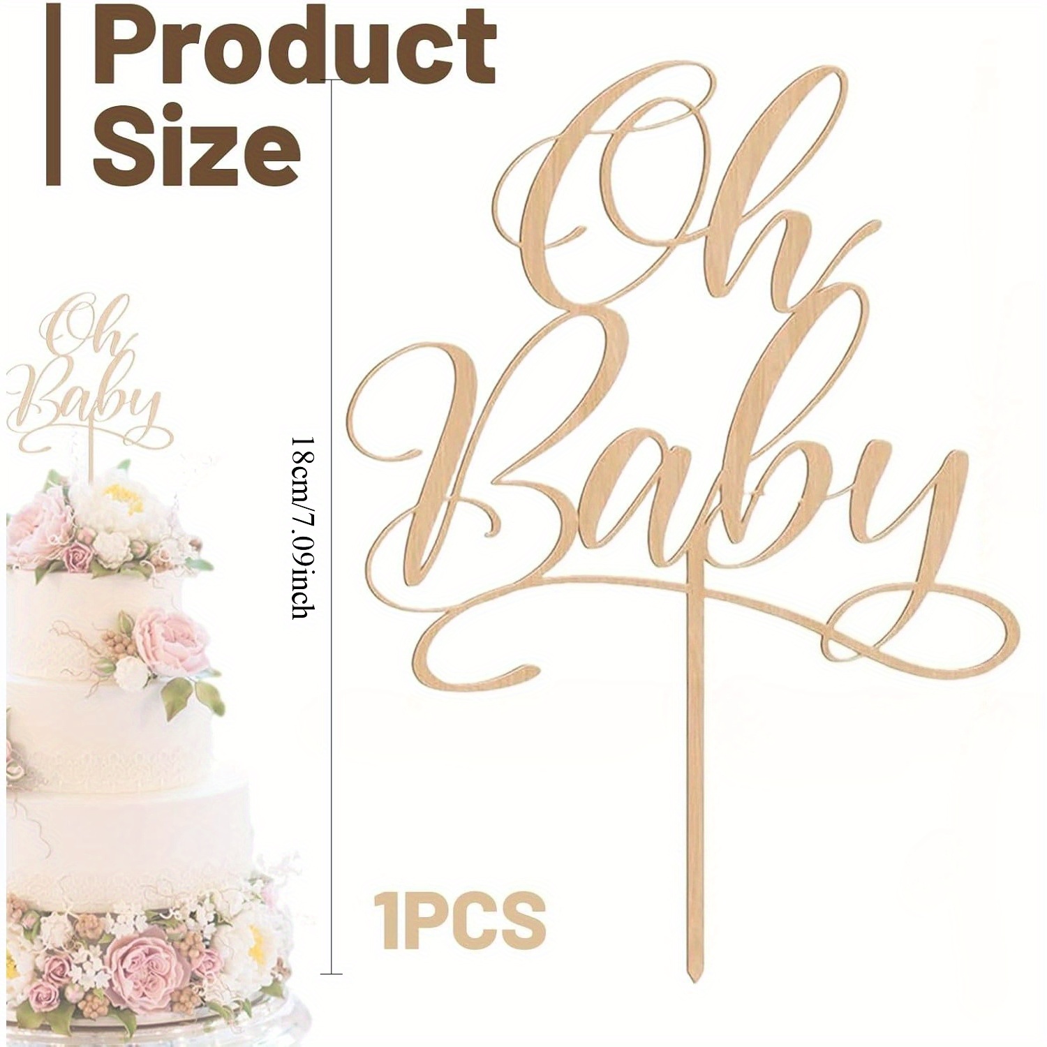 1 adet oh Bebek - Ahşap Pasta  - Baby Nursery Letters incelemesi ve fiyatı