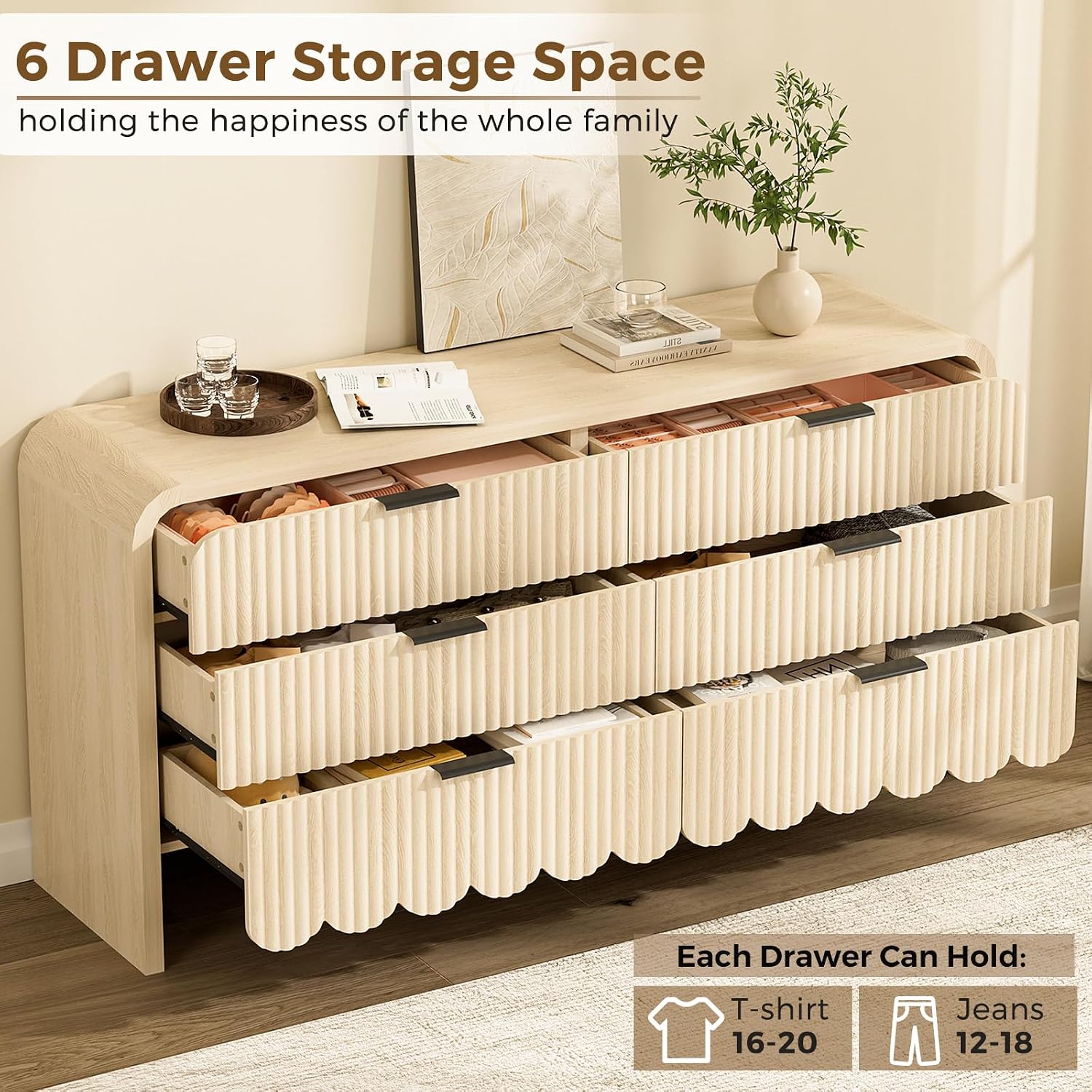 Ahşap 6 Çekmeceli Şifonyer Çoc - Baby Nursery Closet incelemesi ve fiyatı
