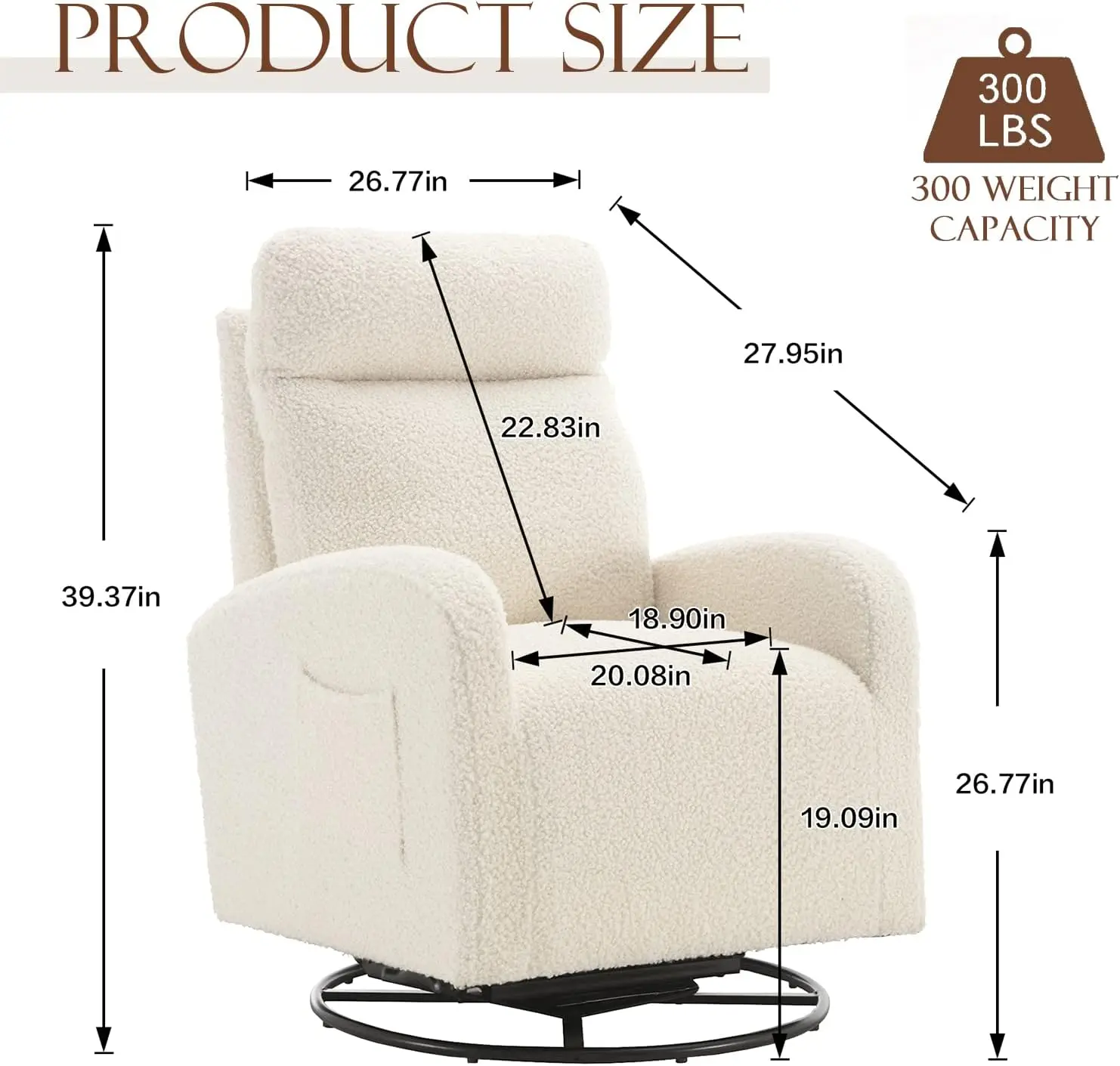 Modern Döner Sallanan Sandalye - Baby Nursery Glider Chair incelemesi ve fiyatı