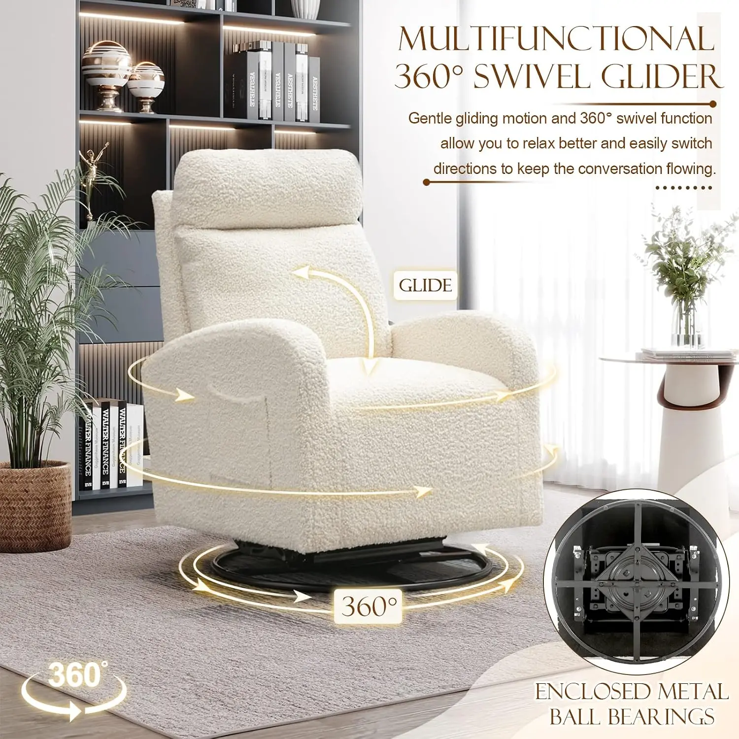 Modern Döner Sallanan Sandalye - Baby Nursery Glider Chair incelemesi ve fiyatı