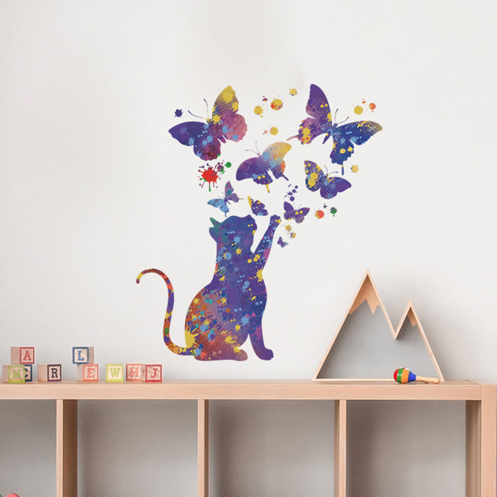2 Yaprak Kedi Çıkartması Duvar - Wall Decal Nursery incelemesi ve fiyatı