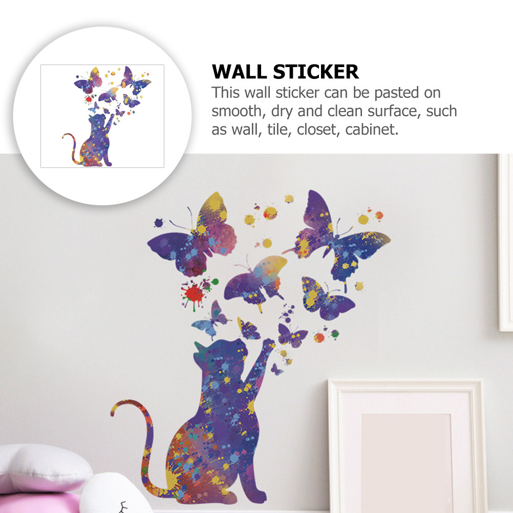 2 Yaprak Kedi Çıkartması Duvar - Wall Decal Nursery incelemesi ve fiyatı
