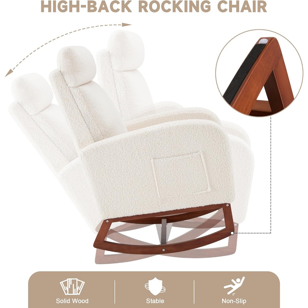 Sallanan Sandalye Yüksek Sırtl - Baby Nursery Glider Chair incelemesi ve fiyatı