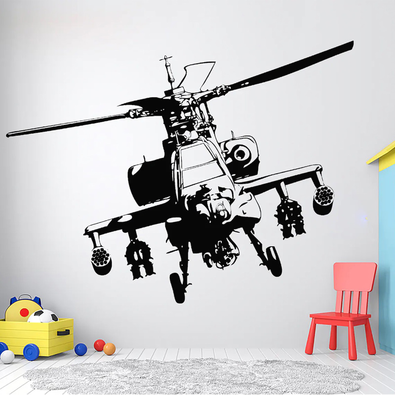 Helikopter Askeri Duvar Çıkart - Baby Nursery Wall Mural incelemesi ve fiyatı