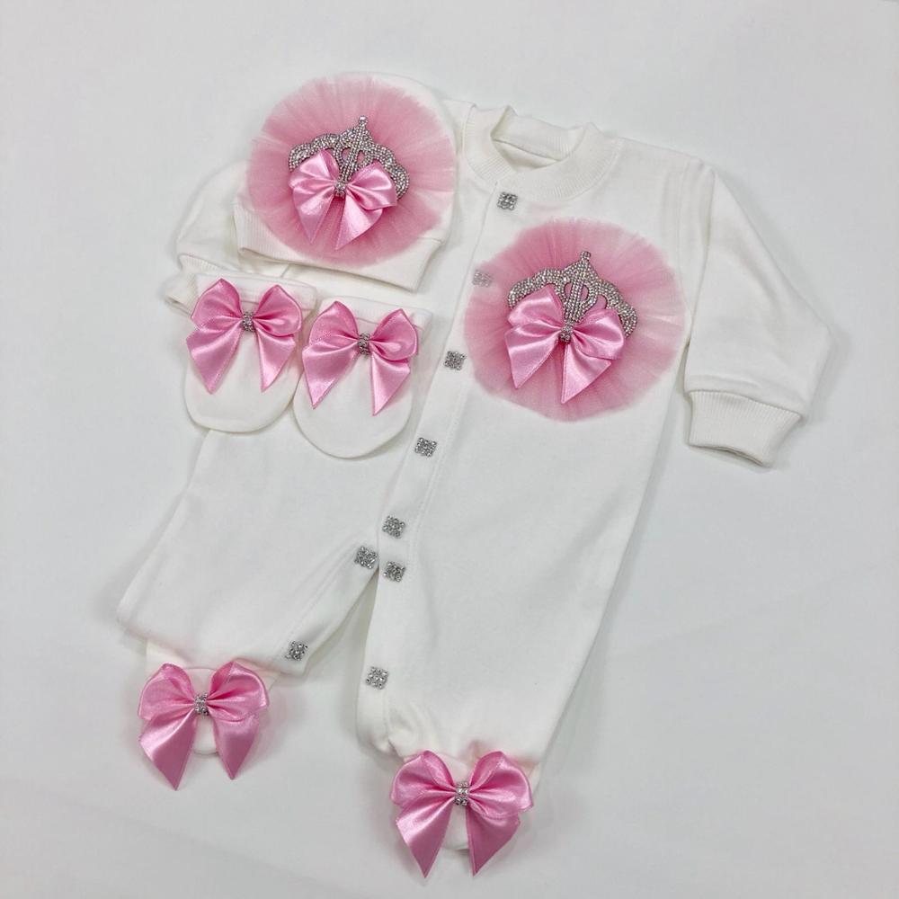 3 adet Yenidoğan Bebek Gelen E - Baby Nursery Outfits incelemesi ve fiyatı