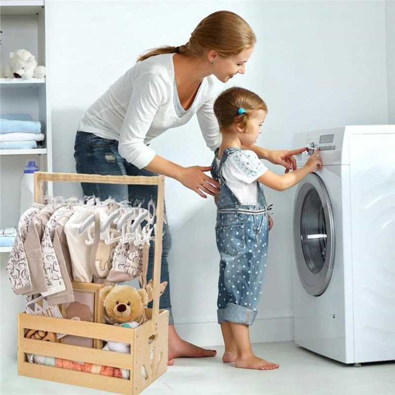 ABFU-Ahşap Saplı Bebek Duşu He - Baby Nursery Closet incelemesi ve fiyatı