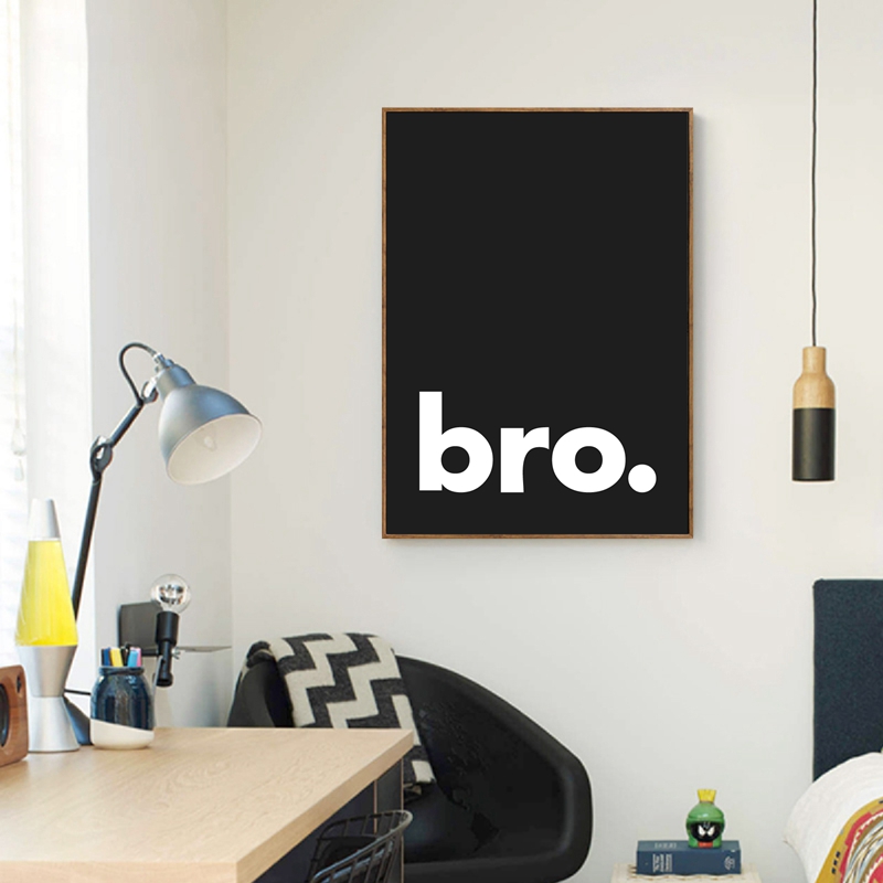 Bro. Baskı Minimalist tipograf - Baby Nursery Letters incelemesi ve fiyatı