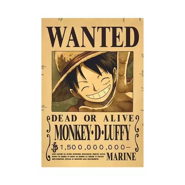 Anime One Piece Bounty Aranıyo - Wall Decal Nursery incelemesi ve fiyatı