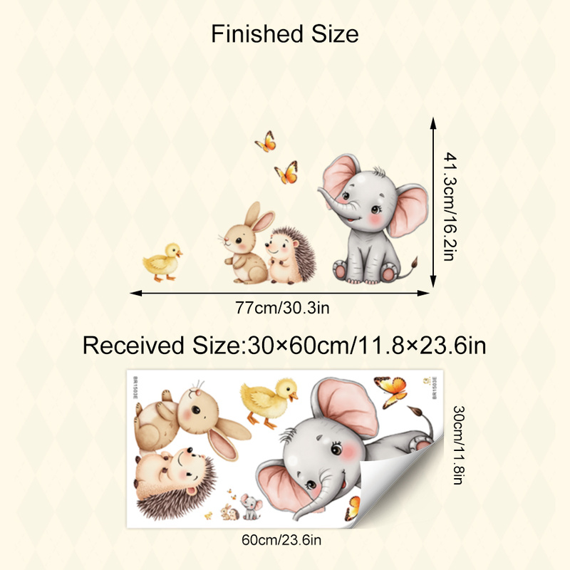 Karikatür Hayvan Duvar Sticker - Wall Decal Nursery incelemesi ve fiyatı