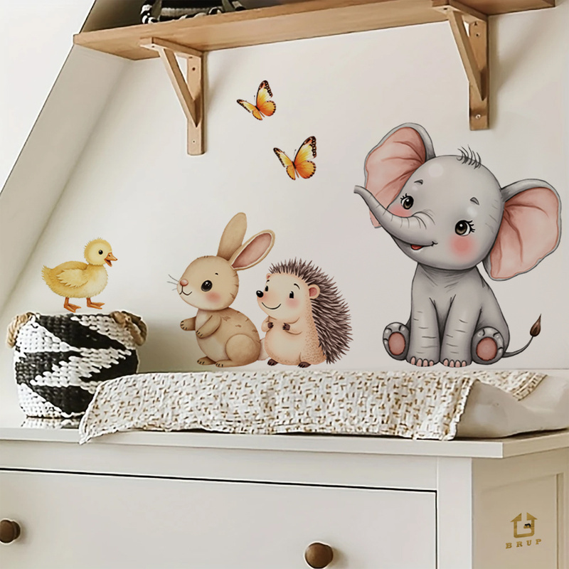 Karikatür Hayvan Duvar Sticker - Wall Decal Nursery incelemesi ve fiyatı