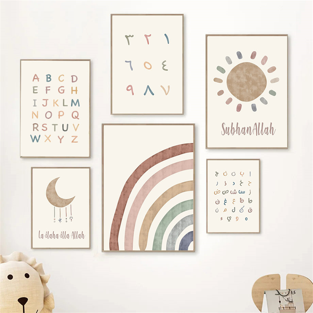 Güneş Bulut Gökkuşağı Posterle - Baby Nursery Images incelemesi ve fiyatı
