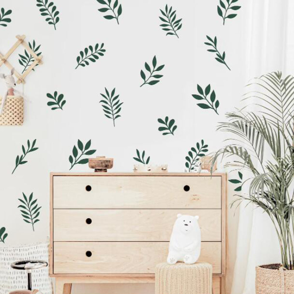 41 adet botanik yaprak duvar s - Baby Nursery Vinyl Wall Stickers incelemesi ve fiyatı