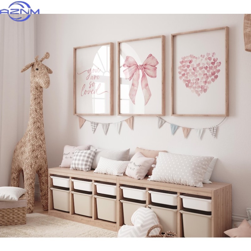 3 adet (Çerçevesiz Kanvas Post - Baby Nursery Wall Art incelemesi ve fiyatı