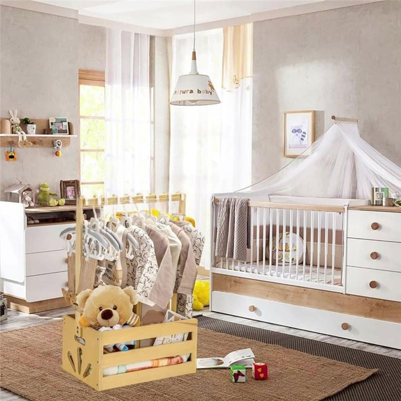 Ahşap Saplı Bebek Doğum Kutusu - Baby Nursery Closet incelemesi ve fiyatı