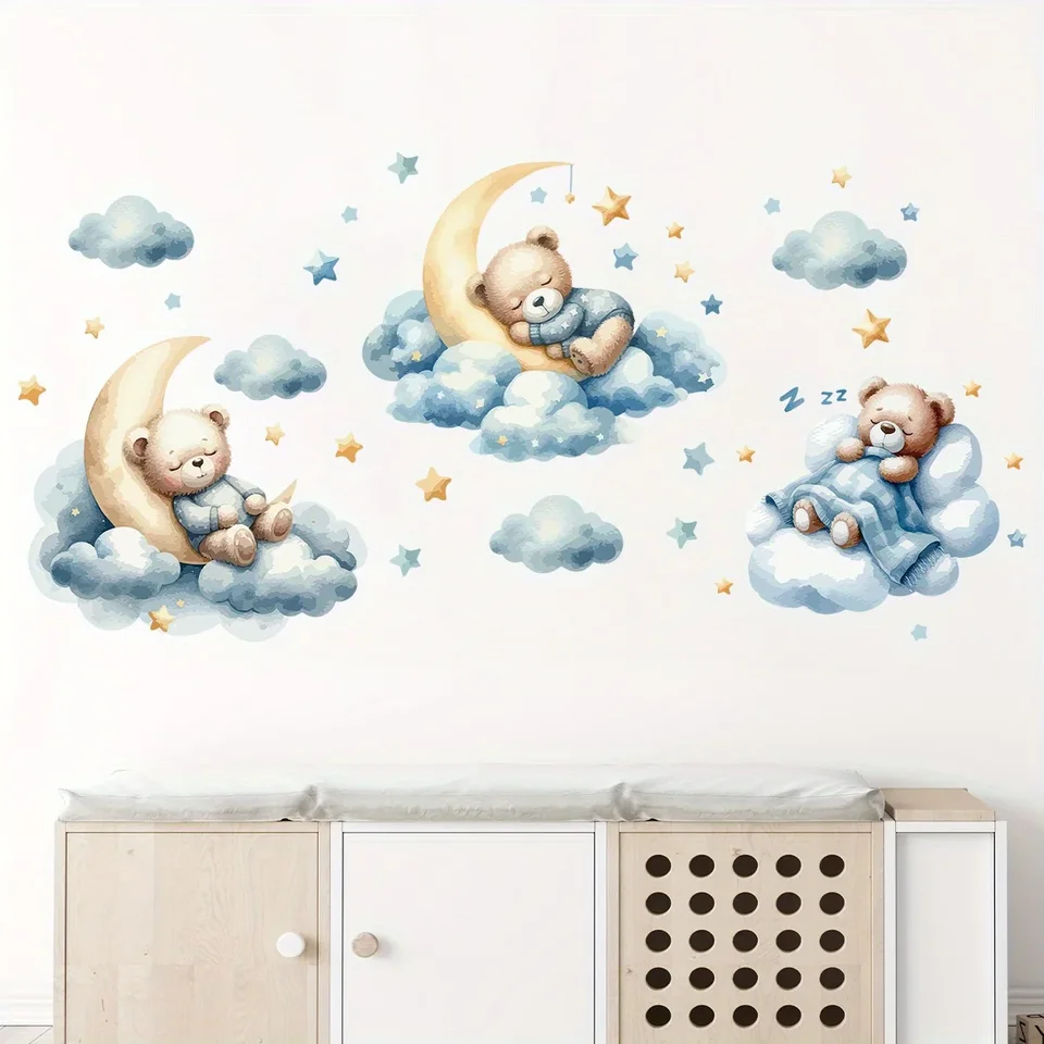 1 Adet Sevimli Ayıcık Çizimi,  - Wall Decal Nursery incelemesi ve fiyatı