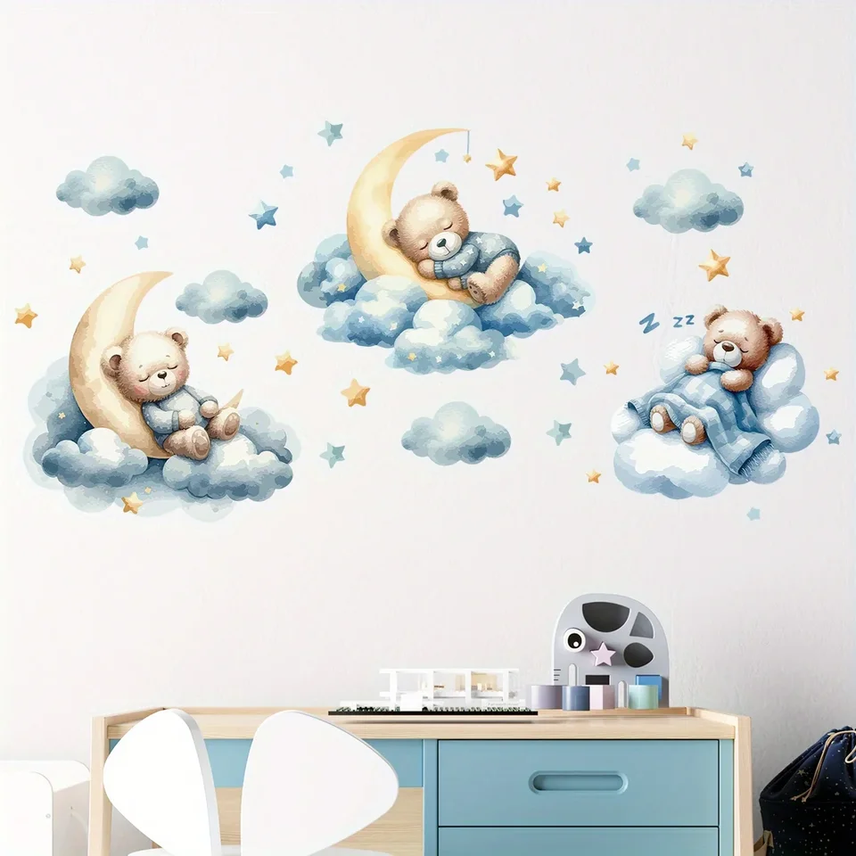 1 Adet Sevimli Ayıcık Çizimi,  - Wall Decal Nursery incelemesi ve fiyatı
