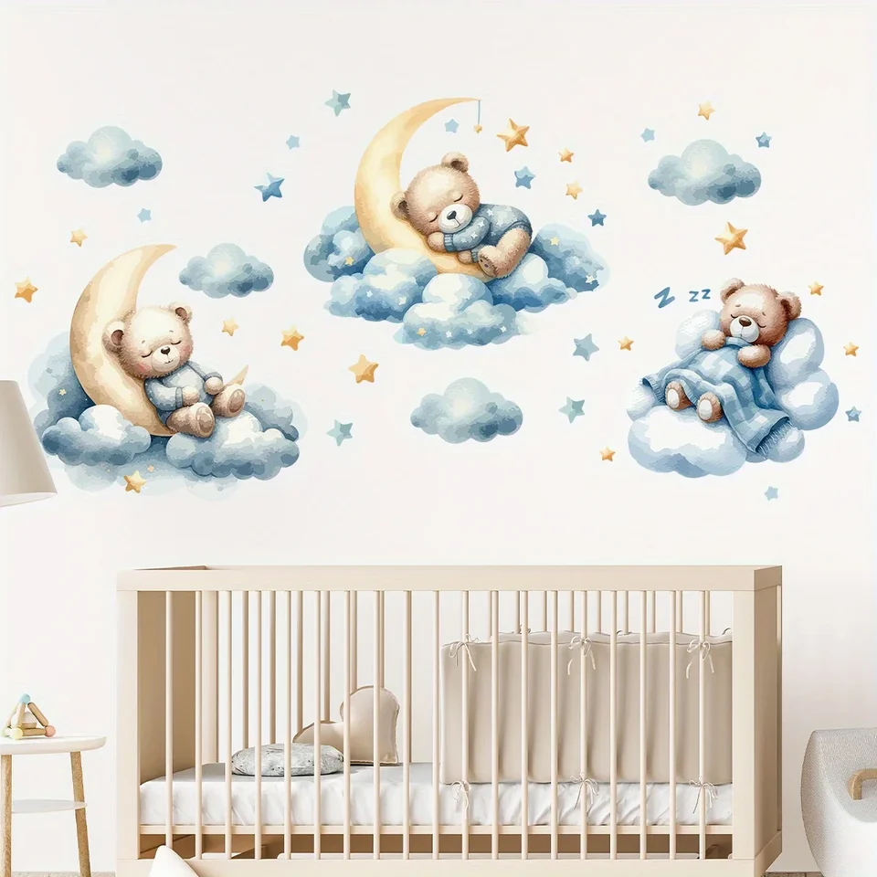 1 Adet Sevimli Ayıcık Çizimi,  - Wall Decal Nursery incelemesi ve fiyatı