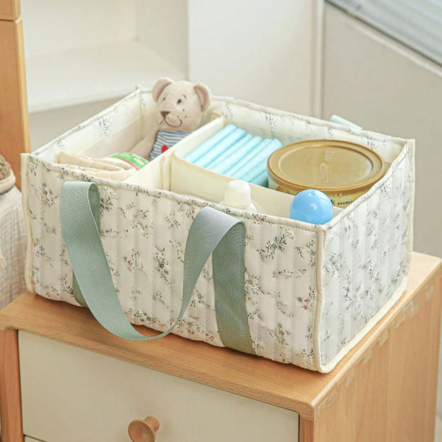 Çiçek Desenli Bebek Bezi Düzen - Baby Nursery Essentials incelemesi ve fiyatı