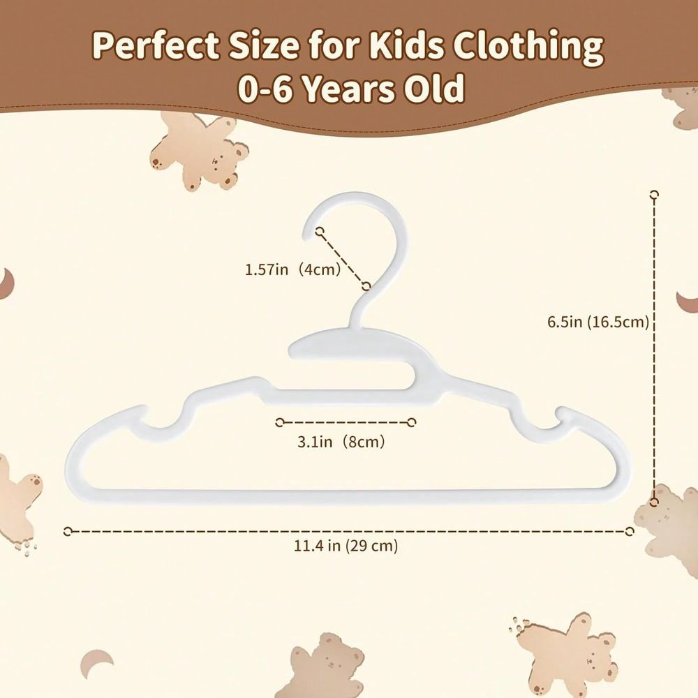 70 100 Paket Çocuk Askıları Pl - Baby Nursery Closet incelemesi ve fiyatı