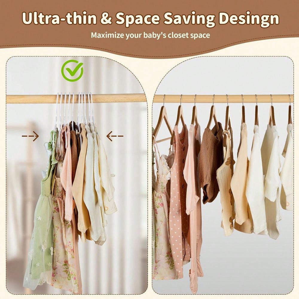 70 100 Paket Çocuk Askıları Pl - Baby Nursery Closet incelemesi ve fiyatı