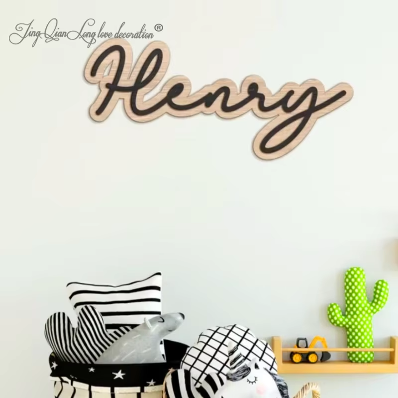 Kreş Dekoru için Özel Ahşap İs - Baby Nursery Letters incelemesi ve fiyatı